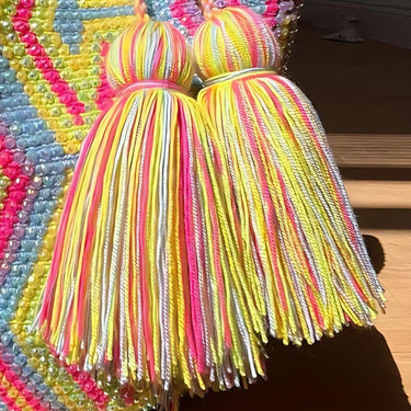 Authentic Mochila Wayuu with Rhinestones Ref: 001503
